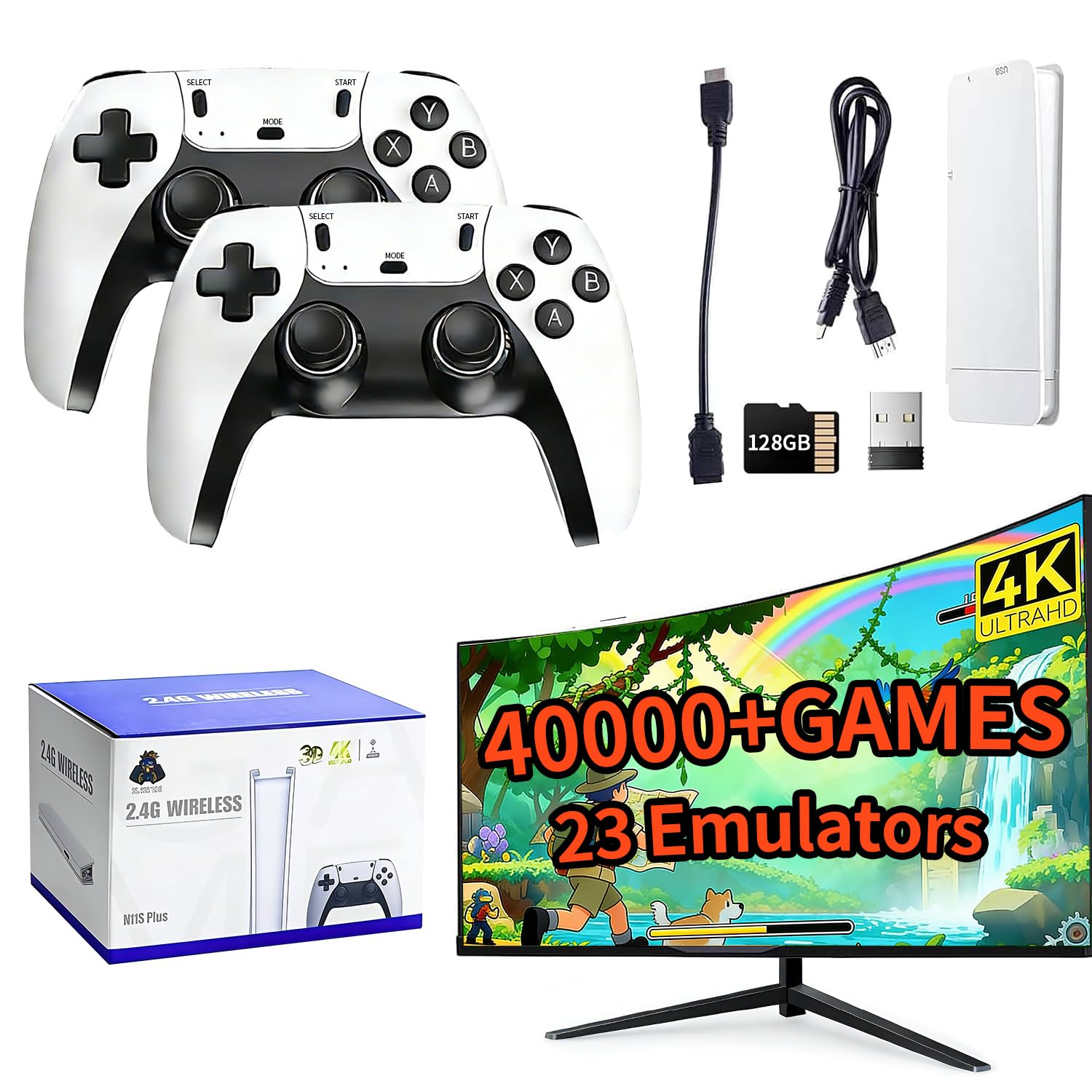 Retro Gaming Handheld 2026 - 2026 Retro Gaming Console, 4K HD