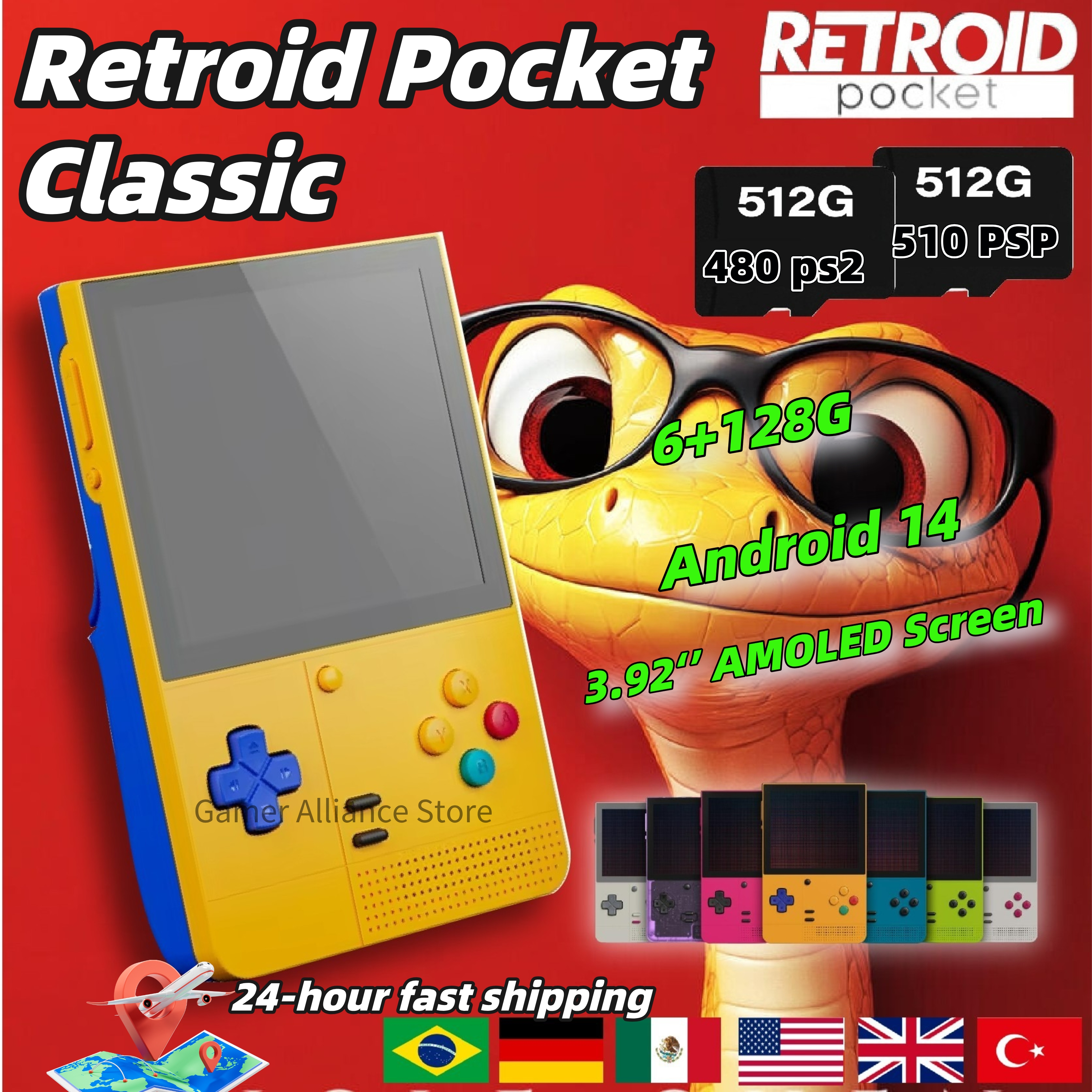 Retro Gaming Qss - Retroid Pocket Classic RP Classic Retro
