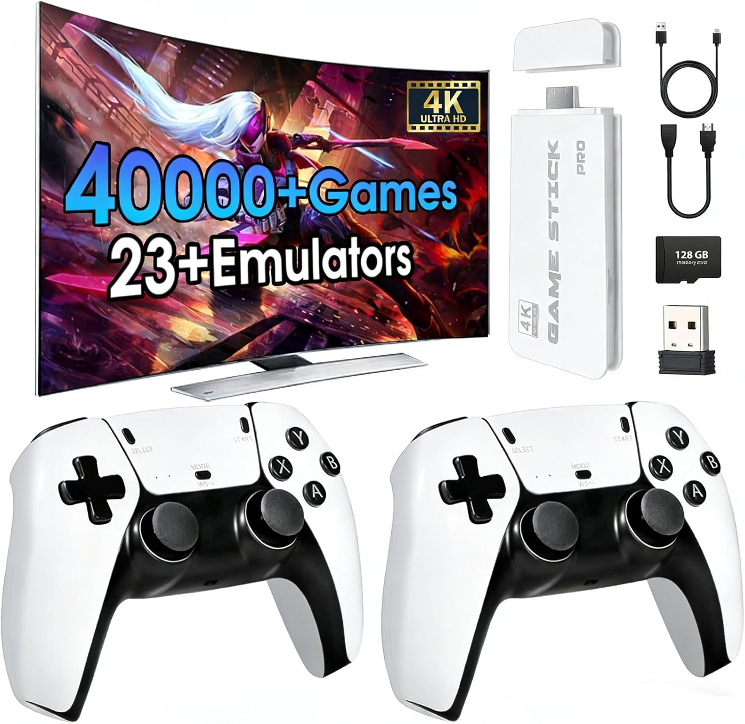 Retro Gaming Handheld 2026 - 2026 New Wireless Retro Game Console,20000+Games,with