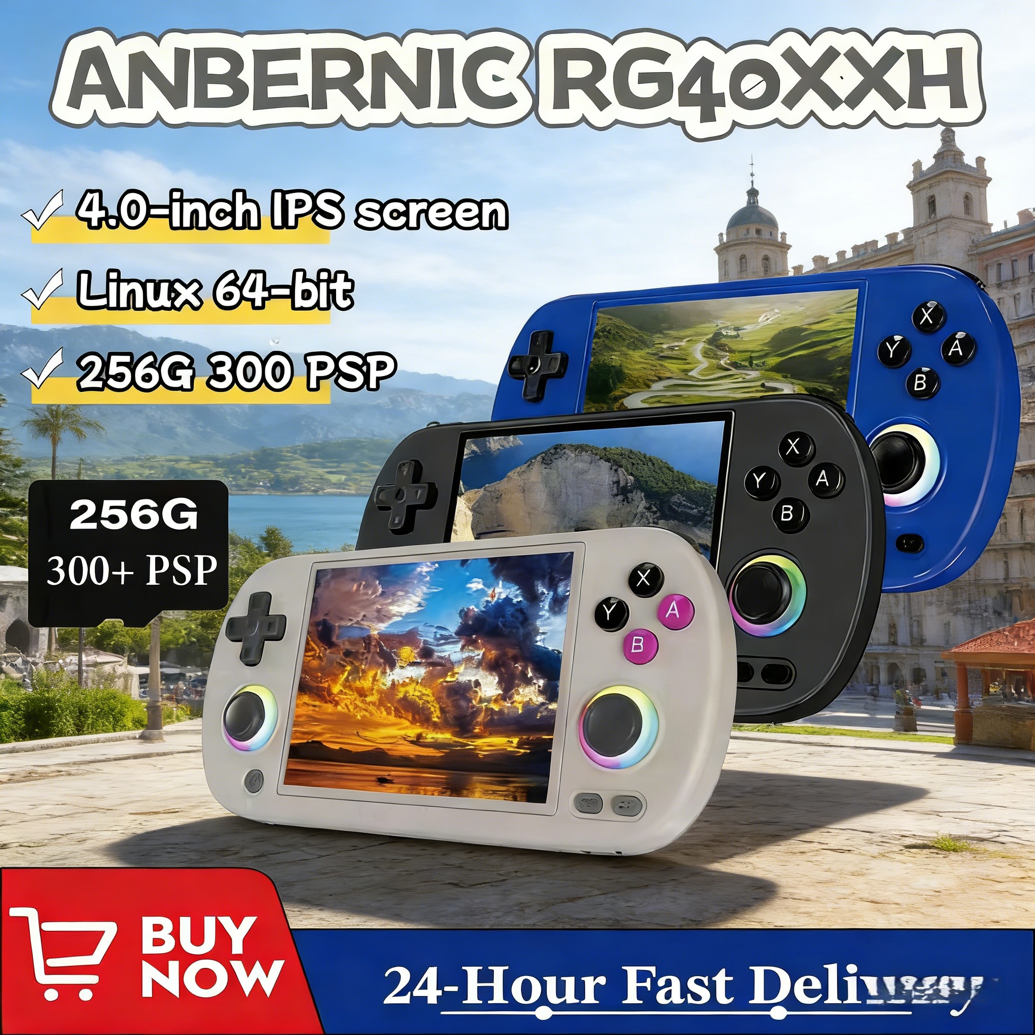 Retro Gaming Qss - ANBERNIC RG 40XXH RG40XX H Retro