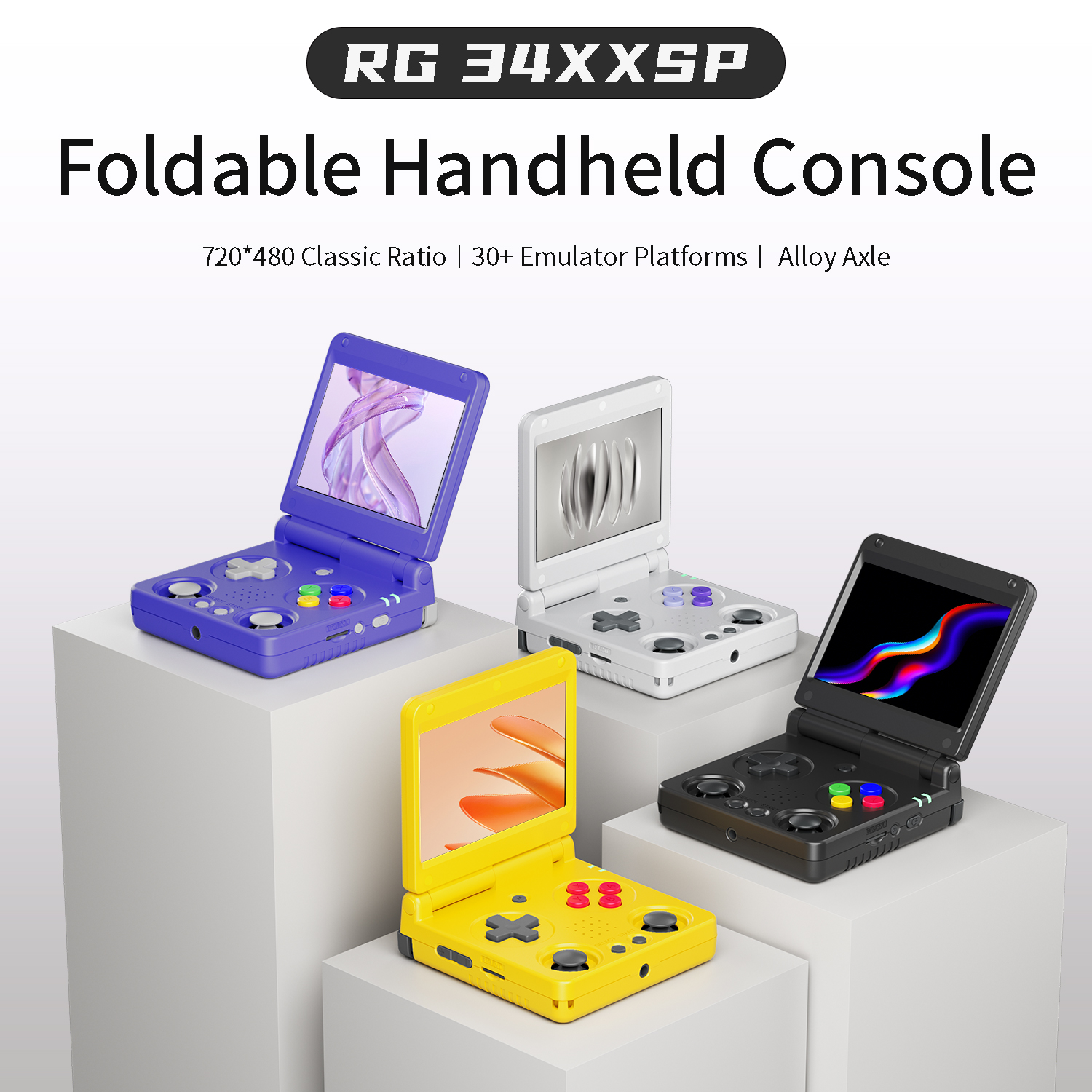 Anbernic RG34XXSP RG35XXSP Fli - Retro Gaming Qss บทวิจารณ์และราคา