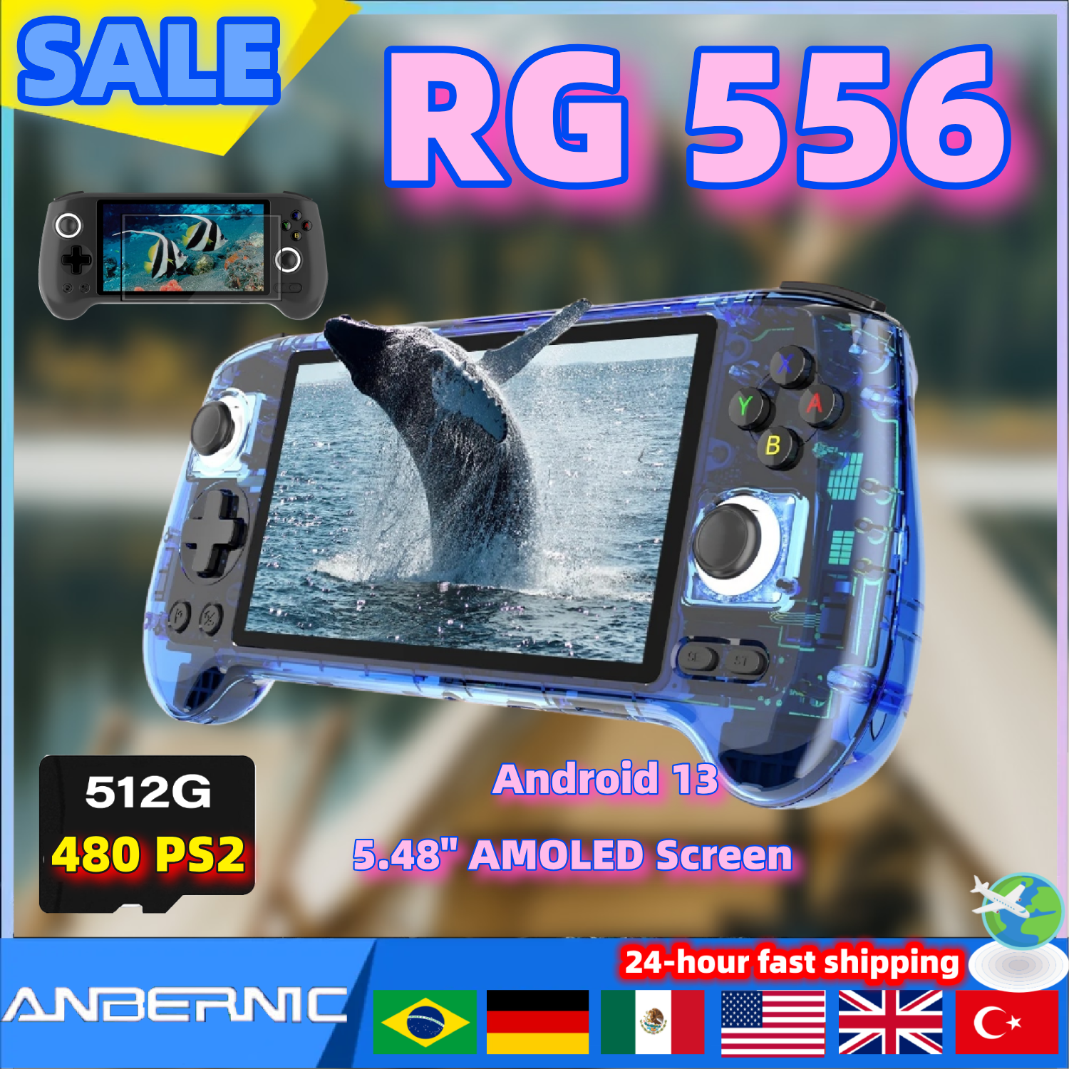 ANBERNIC RG556 Retro Video Gam - Retro Gaming Android บทวิจารณ์และราคา