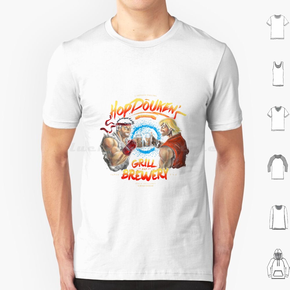 Hop Douken's T Shirt 6xl Cotto - Retro Gaming Kent บทวิจารณ์และราคา