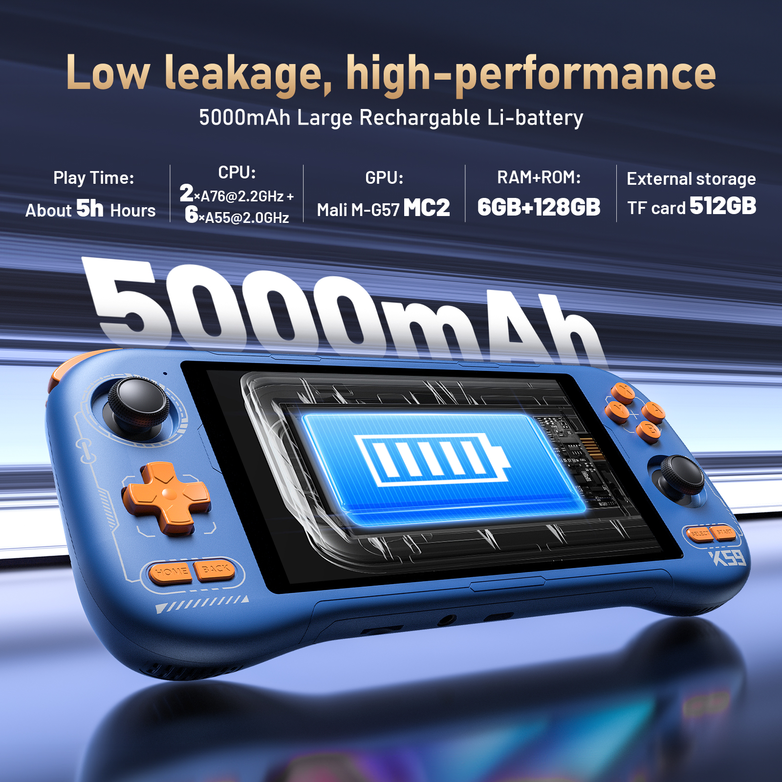 K59 Pro Android 14 Handheld Ga - Retro Gaming Qss บทวิจารณ์และราคา