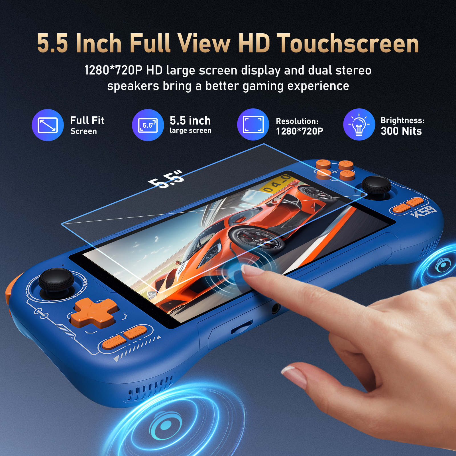 K59 Pro Android 14 Handheld Ga - Retro Gaming Qss บทวิจารณ์และราคา