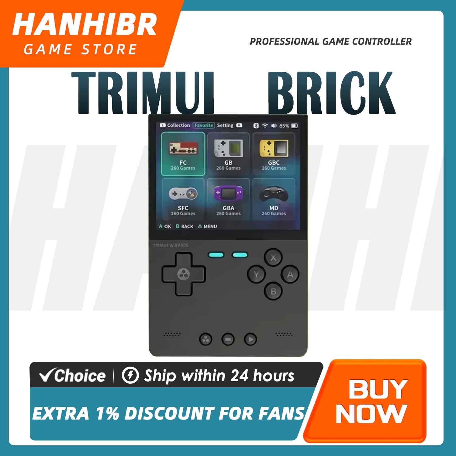 TRIMUI BRICK CNC Metal Retro H - Retro Gaming Console Handheld บทวิจารณ์และราคา