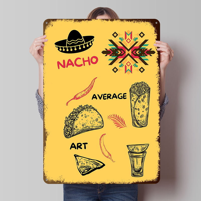 Mexican Food on Yellow Backgro - Background Retro Gaming บทวิจารณ์และราคา