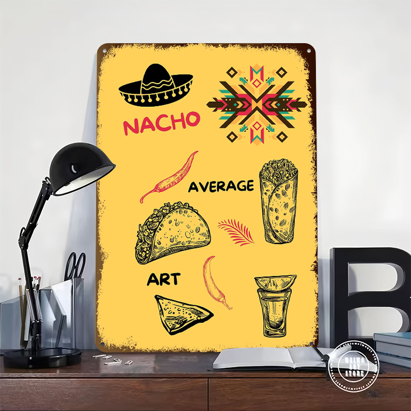 Mexican Food on Yellow Backgro - Background Retro Gaming บทวิจารณ์และราคา