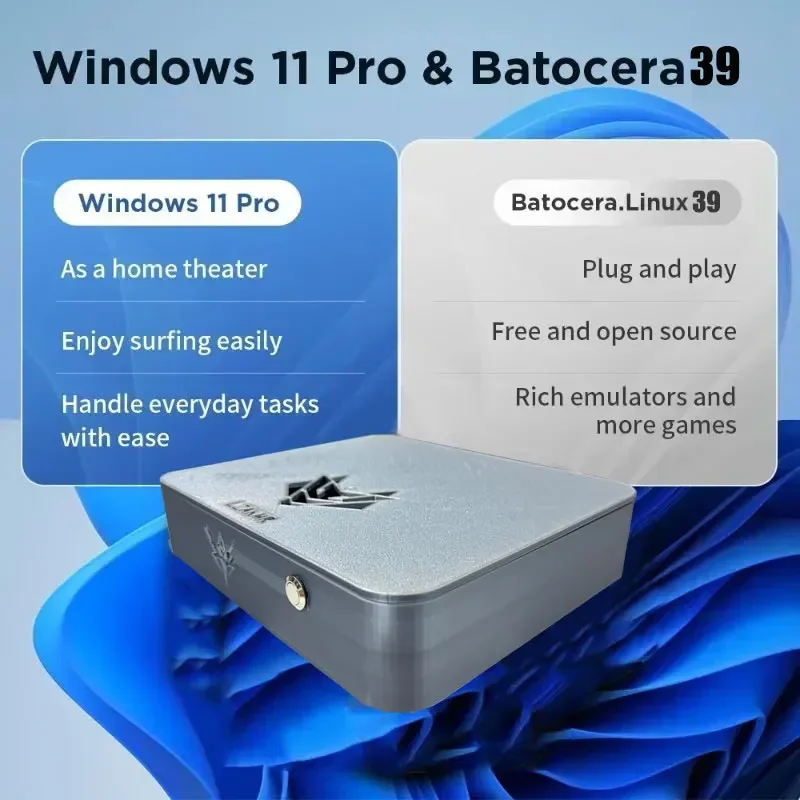Dual System AK1 Pro Game Box 7 - Retro Gaming Batocera บทวิจารณ์และราคา