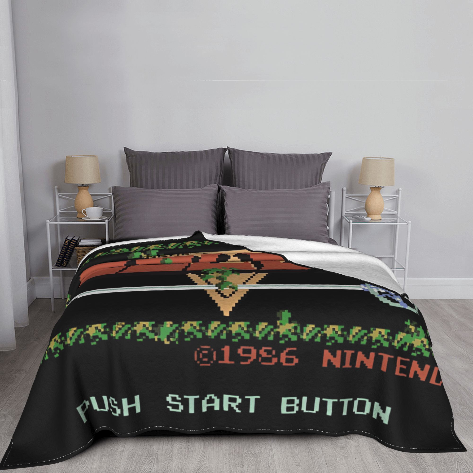 Z-Zelda Legends Flannel Blanke - Retro Gaming Zelda บทวิจารณ์และราคา