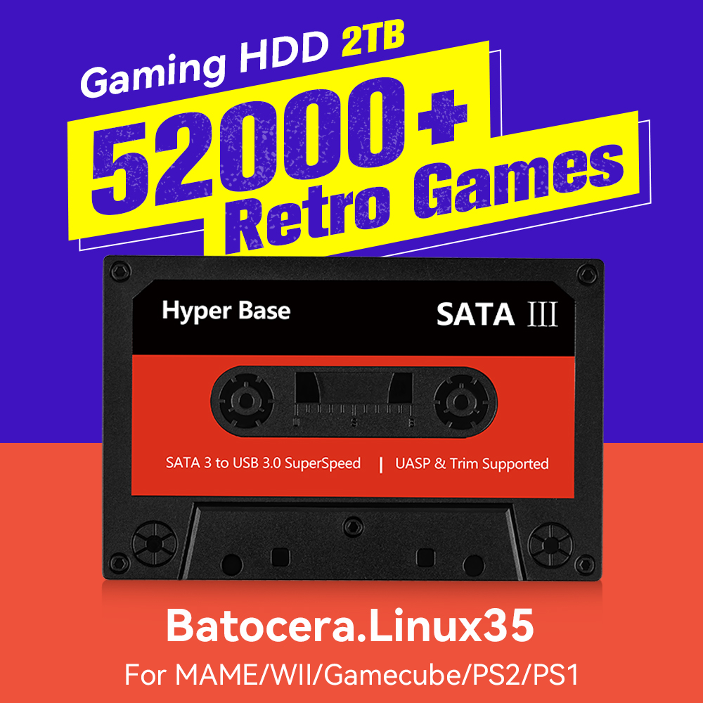 Batocera 500GB/2TB Retro Game  - Retro Gaming Batocera บทวิจารณ์และราคา