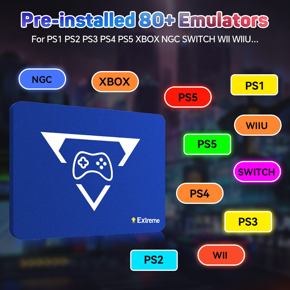 2TB Gaming Emulation Hard Driv - Retro Gaming Emulator Console บทวิจารณ์และราคา