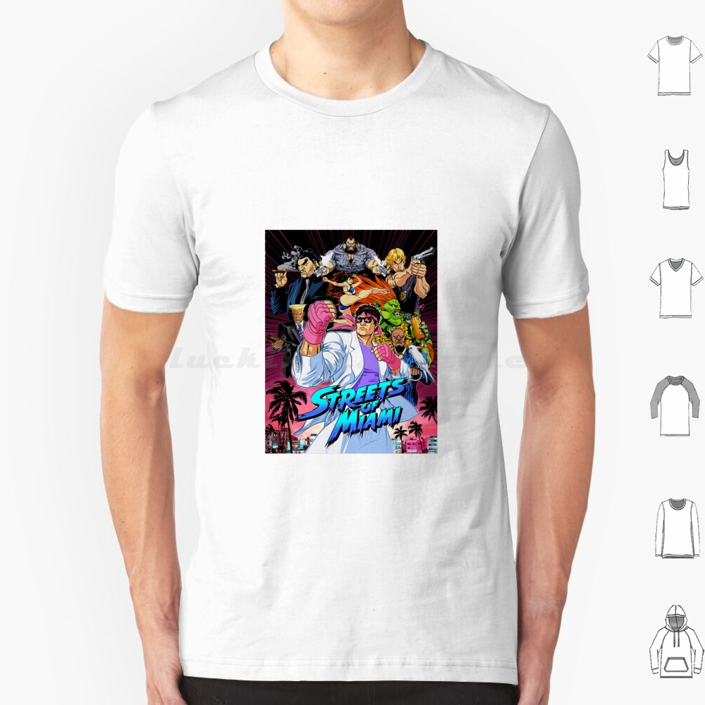 Streets Of Miami T Shirt 6xl C - Retro Gaming Kent บทวิจารณ์และราคา