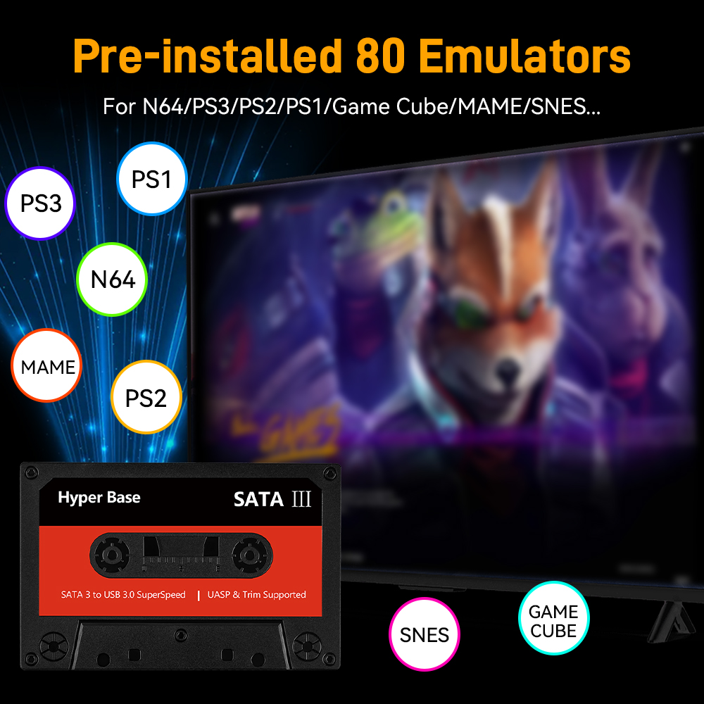 Batocera 500G/2T Emulator Game - Retro Gaming Emulator Console บทวิจารณ์และราคา