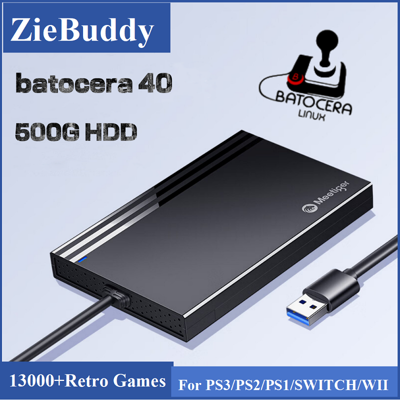 ZieBuddy Batocera 40 Linux 500 - Retro Gaming Emulator Console บทวิจารณ์และราคา