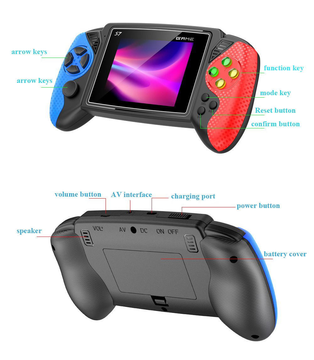 S7 Retro Handheld Game Console - Retro Gaming Console Handheld บทวิจารณ์และราคา