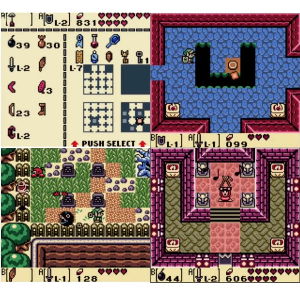 Card Zelda GBC 16Bit Video Gam - Retro Gaming Zelda บทวิจารณ์และราคา
