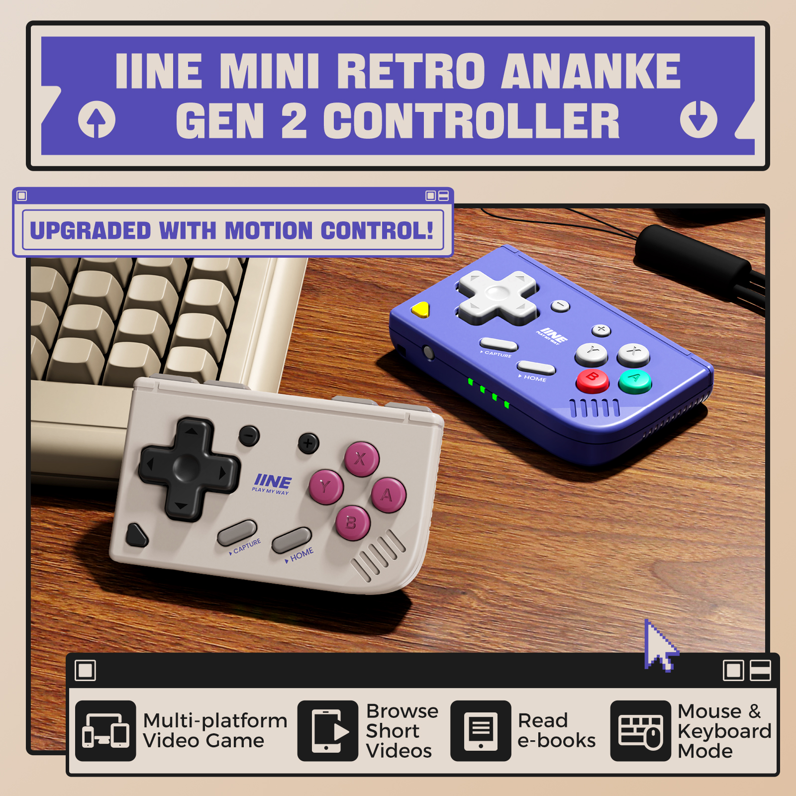 IINE Mini Retro Ananke Gen 2 G - Retro Gaming Android บทวิจารณ์และราคา