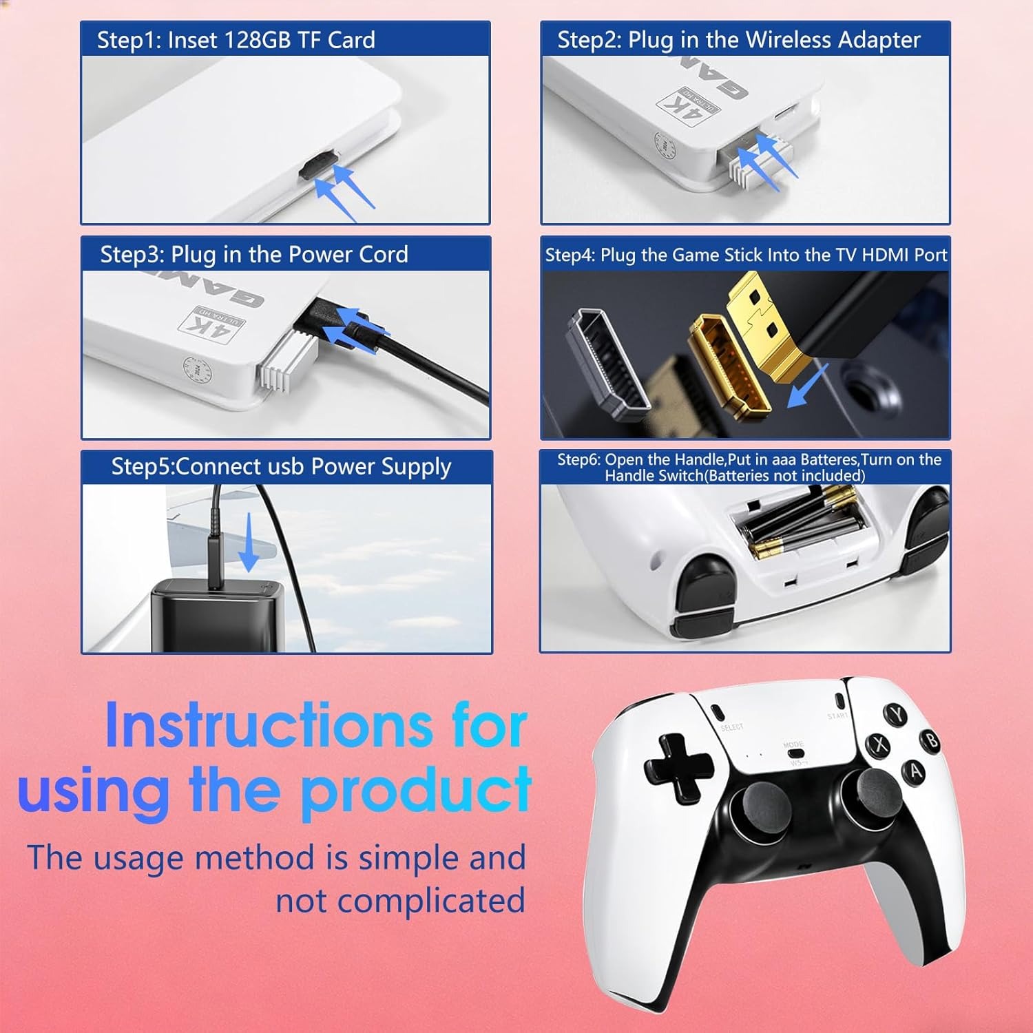 2026 New Wireless Retro Game C - Retro Gaming Handheld 2026 บทวิจารณ์และราคา