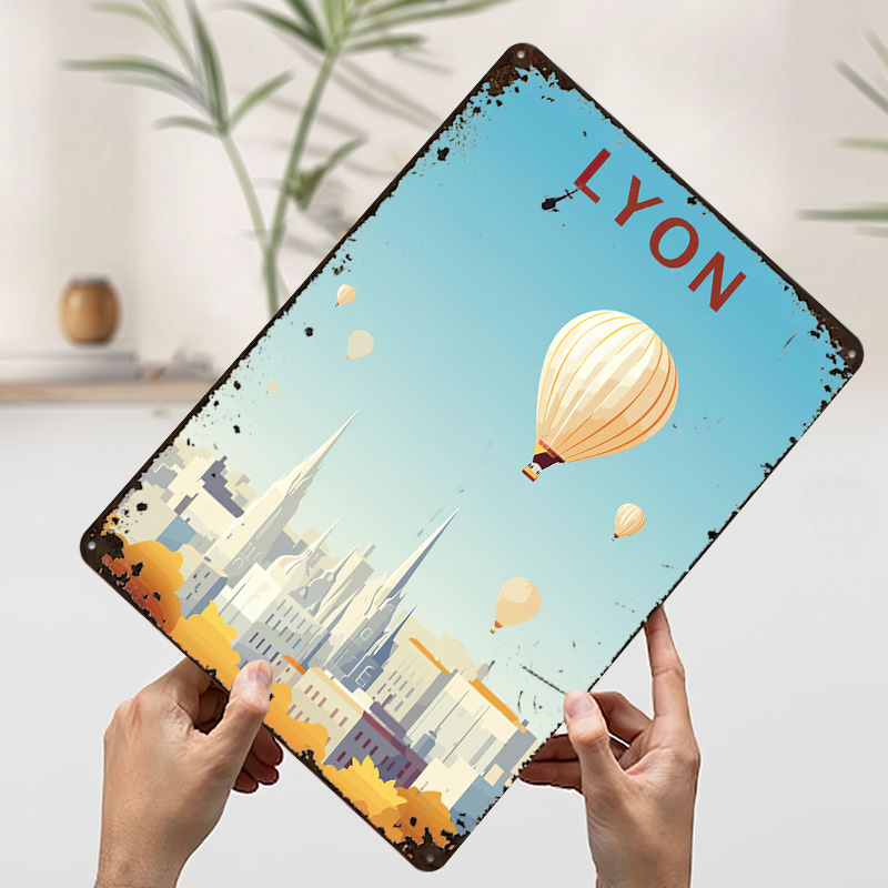 Travel to Lyon Printed Poster  - Retro Gaming Lyon บทวิจารณ์และราคา