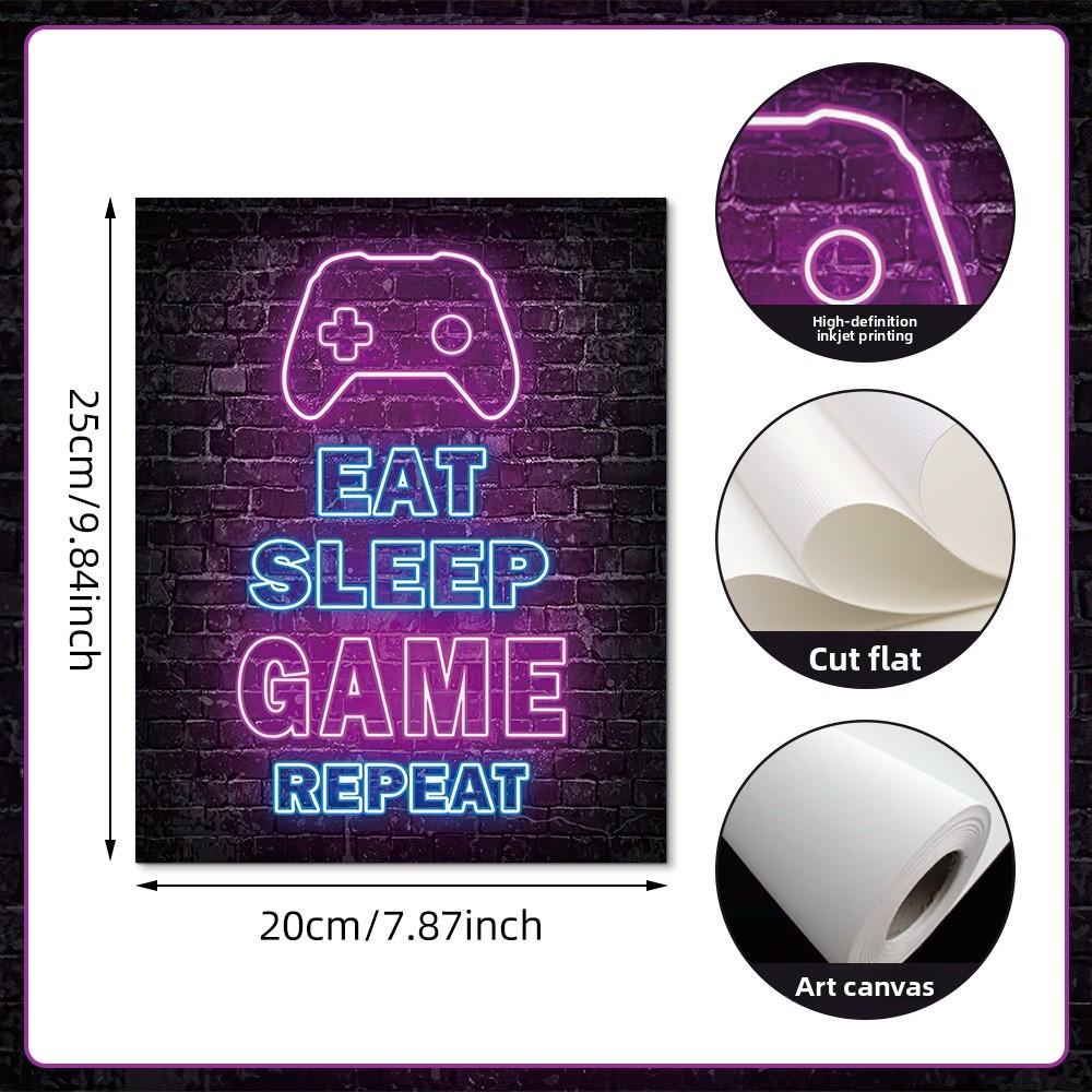  Style Wall Mural Sticker Abst - Background Retro Gaming บทวิจารณ์และราคา