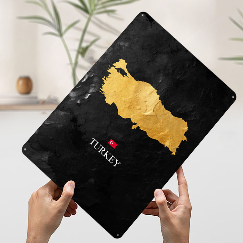 Golden Turkey Map on Black Bac - Background Retro Gaming บทวิจารณ์และราคา