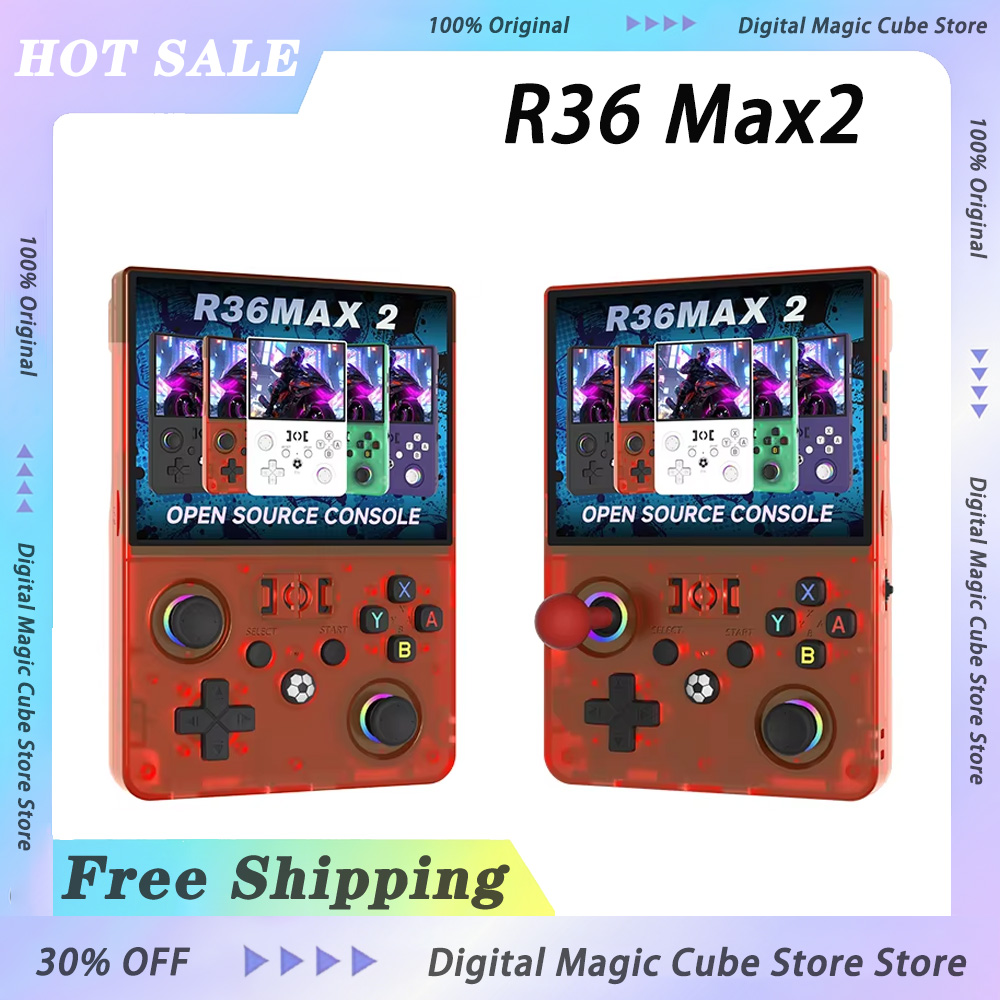 R36 Max2 Linux System Handheld - Retro Gaming Console Handheld บทวิจารณ์และราคา