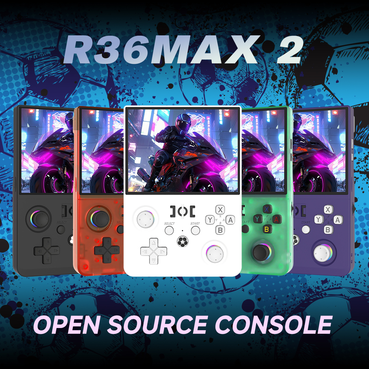 R36 Max2 Linux System Handheld - Retro Gaming Console Handheld บทวิจารณ์และราคา