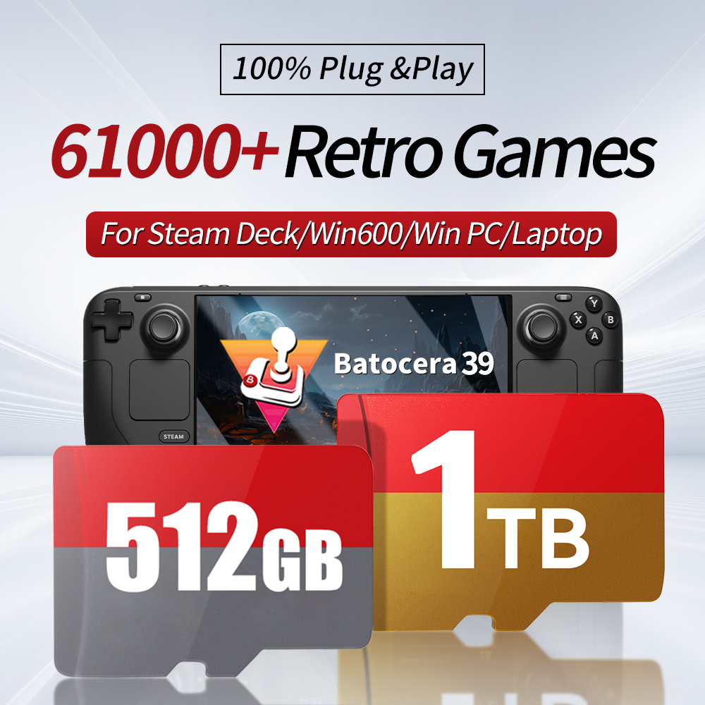 1TB Gaming Card With 61000 Ret - Retro Gaming Batocera บทวิจารณ์และราคา