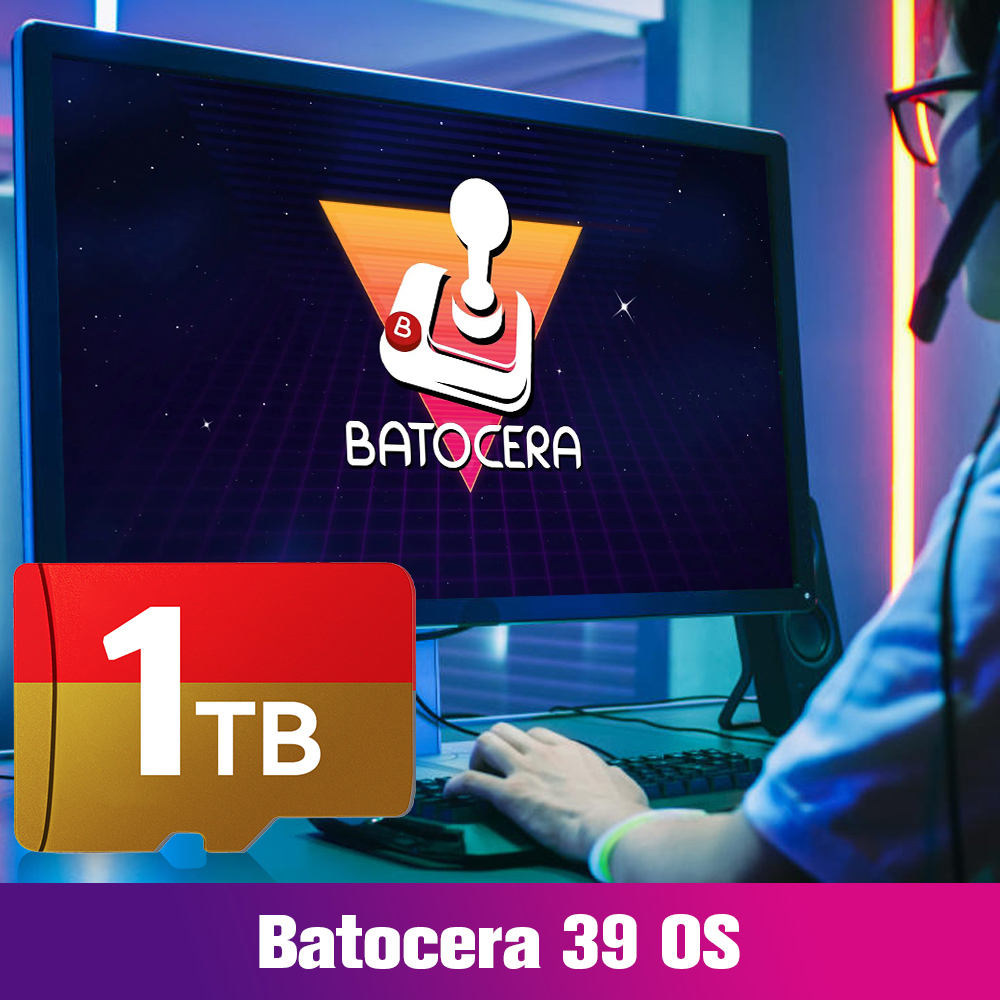 1TB Gaming Card With 61000 Ret - Retro Gaming Batocera บทวิจารณ์และราคา