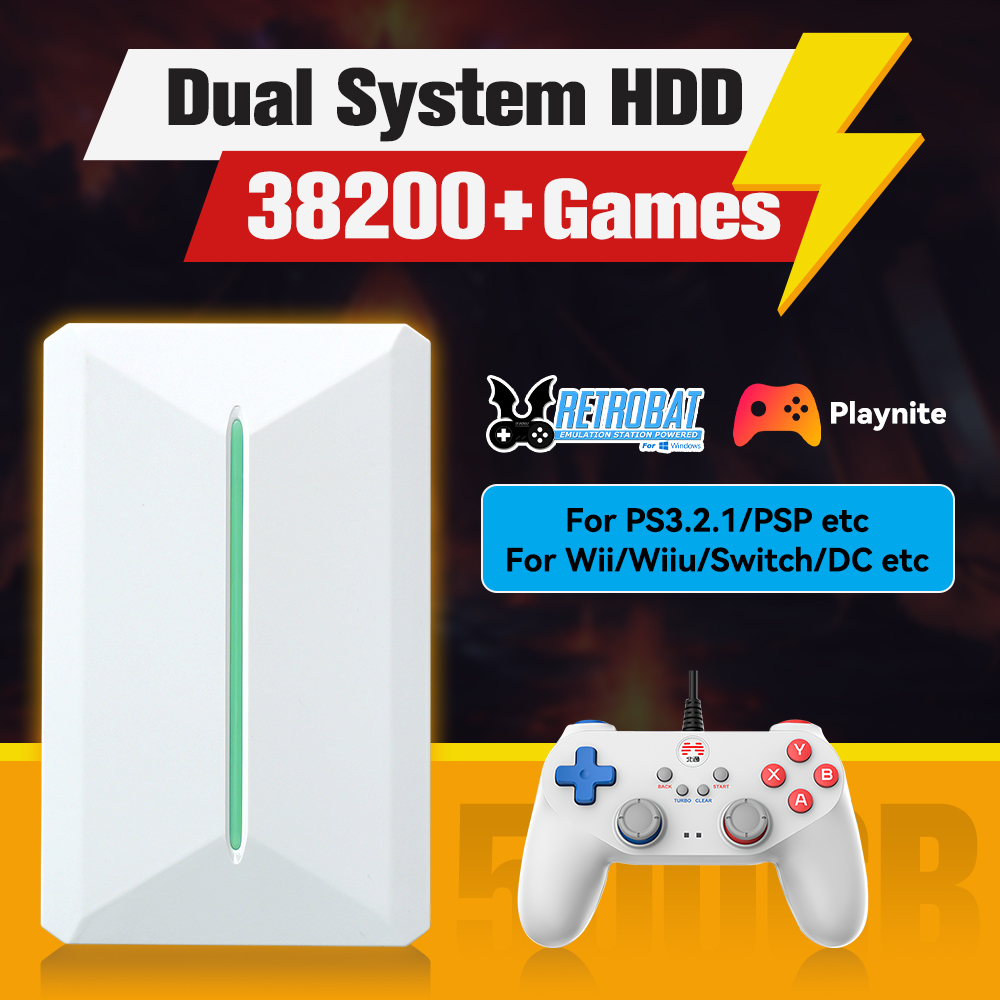 Retrobat＆Playnite System HDD R - Retro Gaming Emulator Console บทวิจารณ์และราคา