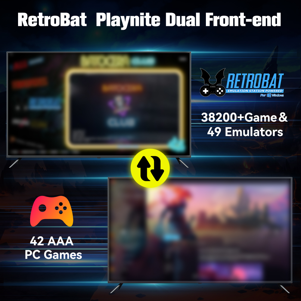 Retrobat＆Playnite System HDD R - Retro Gaming Emulator Console บทวิจารณ์และราคา