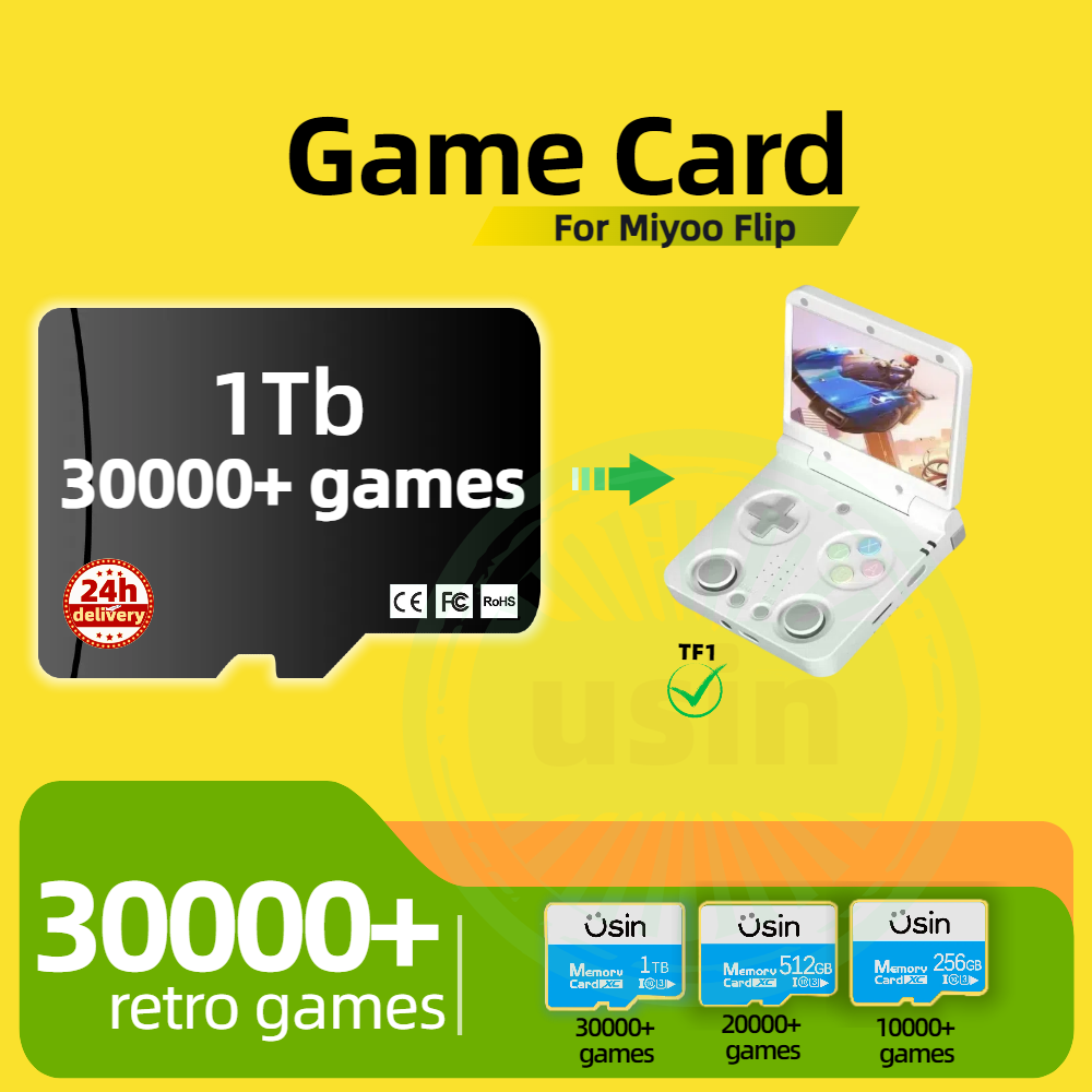 Game Card For Miyoo Flip 30000 - Retro Gaming Console Handheld บทวิจารณ์และราคา