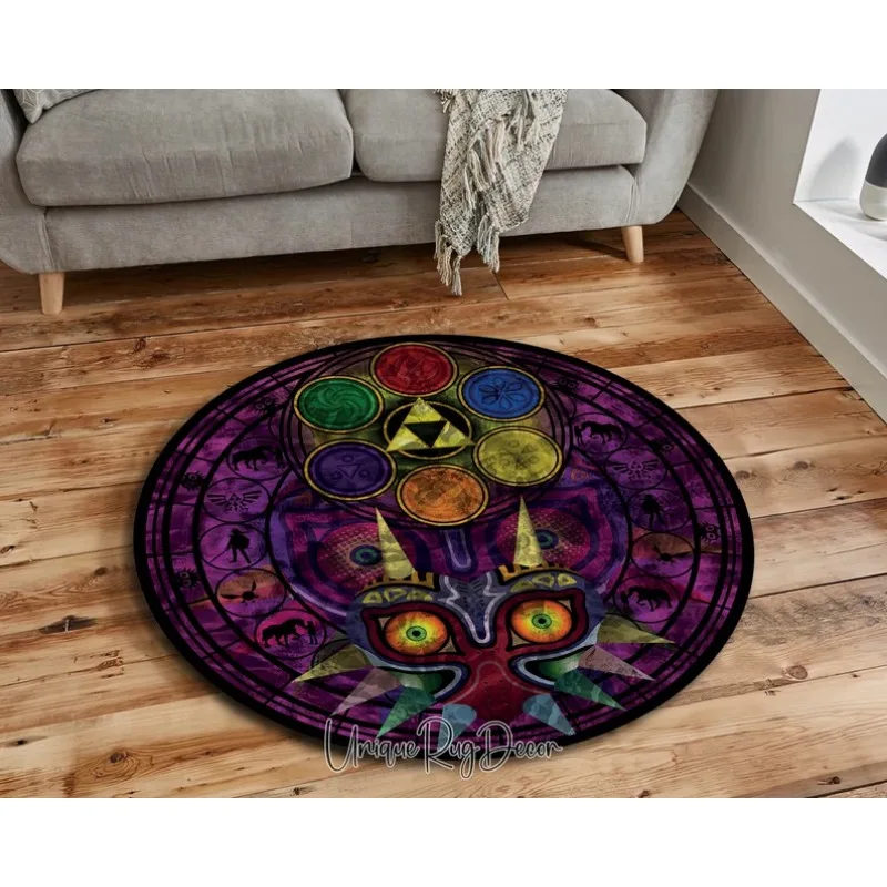Zelda Symbol Round Rug Retro S - Retro Gaming Zelda บทวิจารณ์และราคา