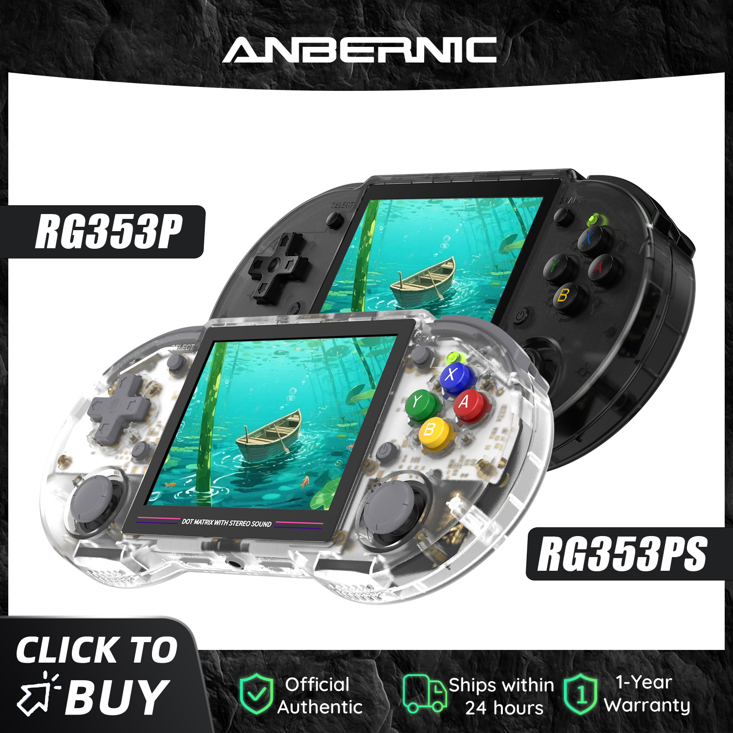 Anbernic  RG353P RG353PS 64 Bi - Retro Gaming Qss บทวิจารณ์และราคา