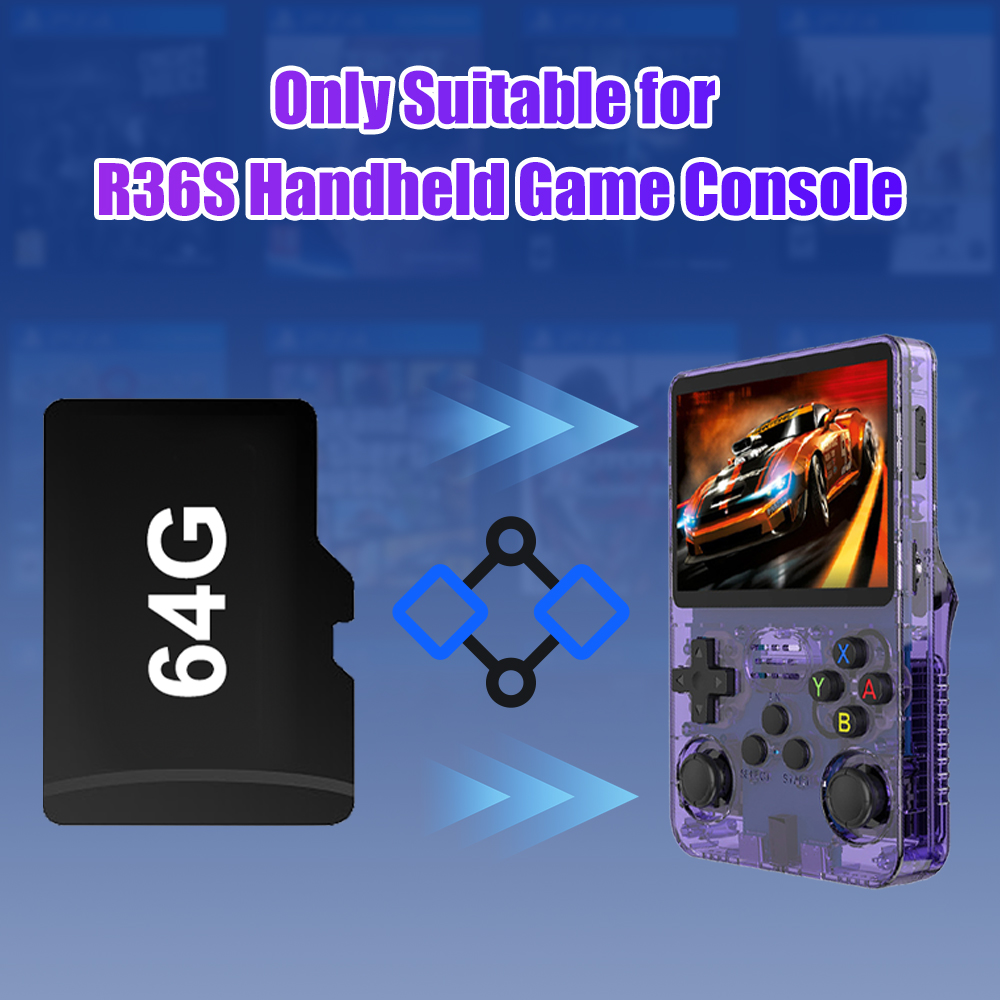 64G Game TF Card for R36S Vide - Retro Gaming Qss บทวิจารณ์และราคา