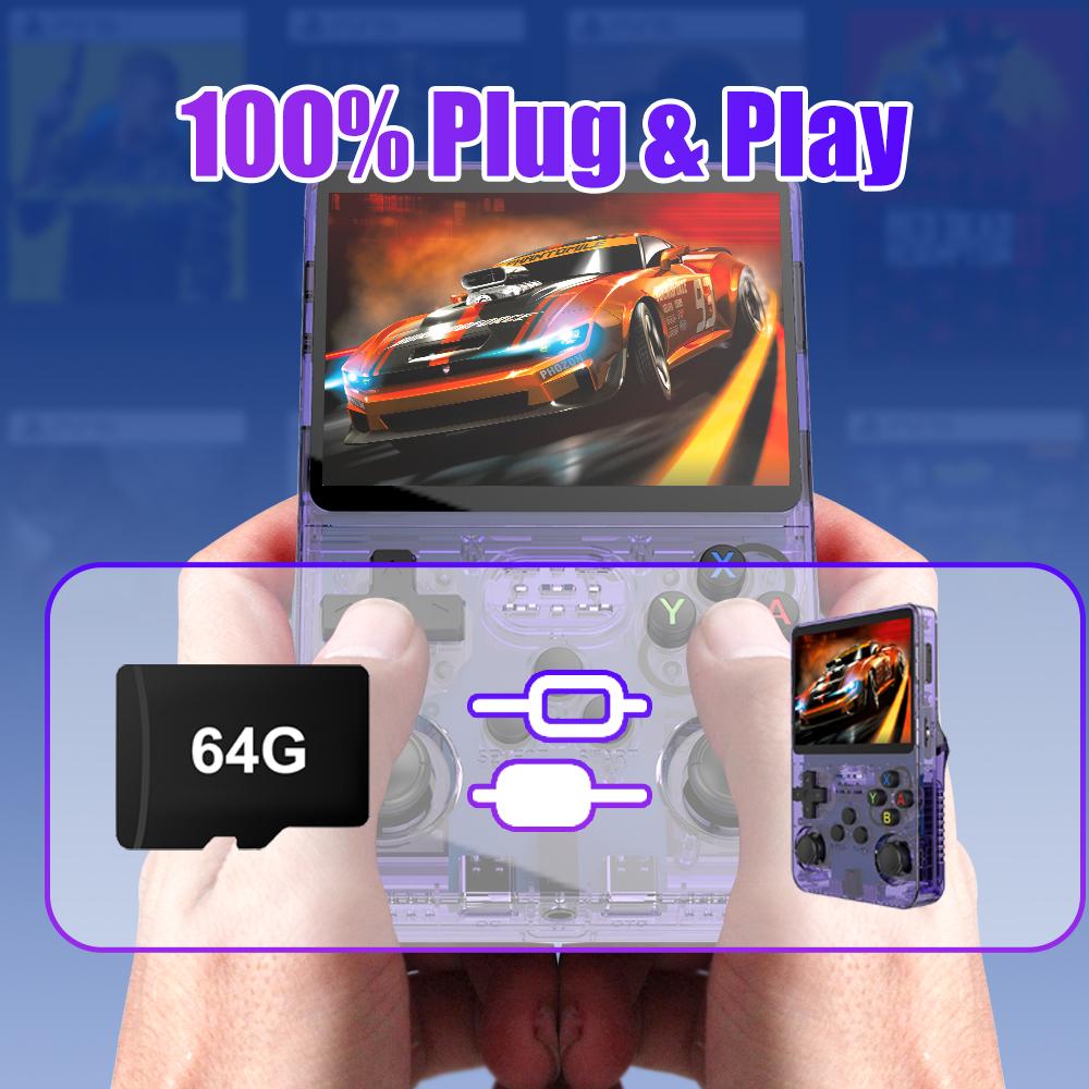 64G Game TF Card for R36S Vide - Retro Gaming Qss บทวิจารณ์และราคา