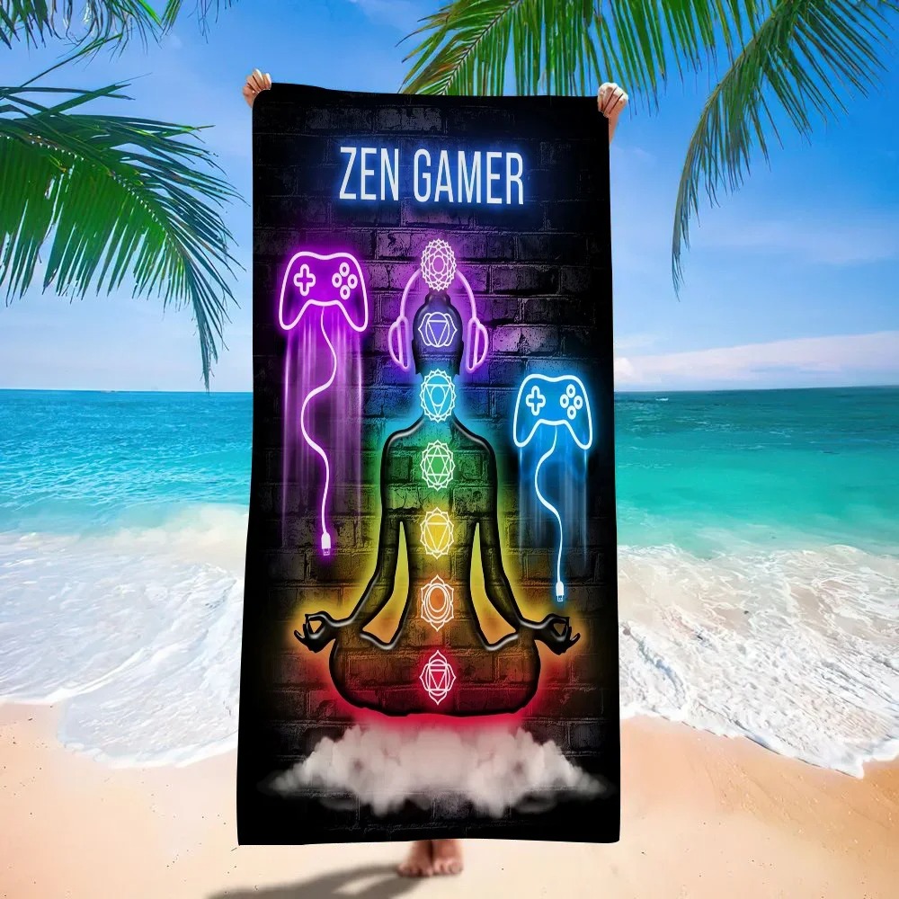 Retro Gaming Neon Beach Towel, - Background Retro Gaming บทวิจารณ์และราคา