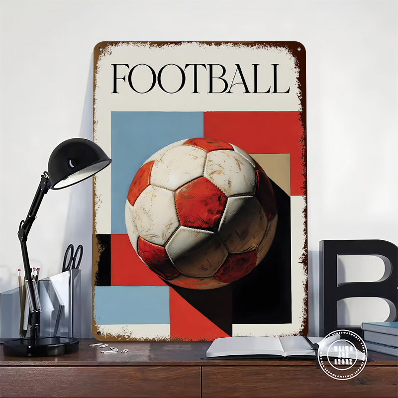 Football With Geometric Backgr - Background Retro Gaming บทวิจารณ์และราคา