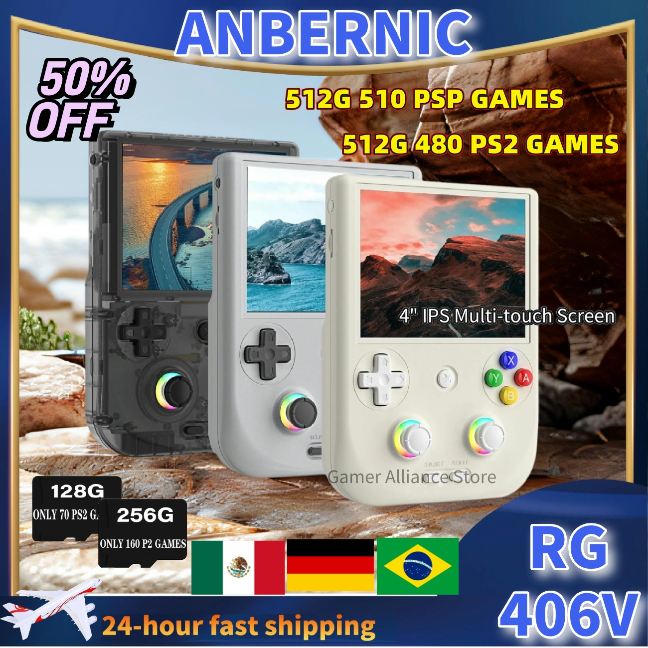 ANBERNIC RG406V RG 406V Retro  - Retro Gaming Qss บทวิจารณ์และราคา