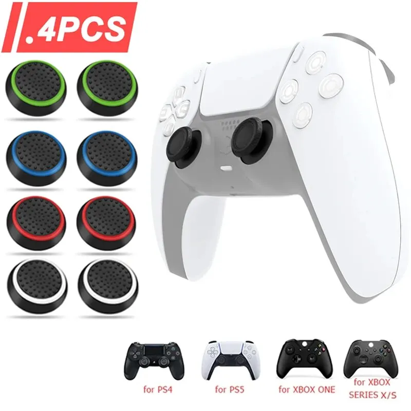 New 4Pcs Silicone Thumb Stick  - Retro Gaming Xbox One บทวิจารณ์และราคา