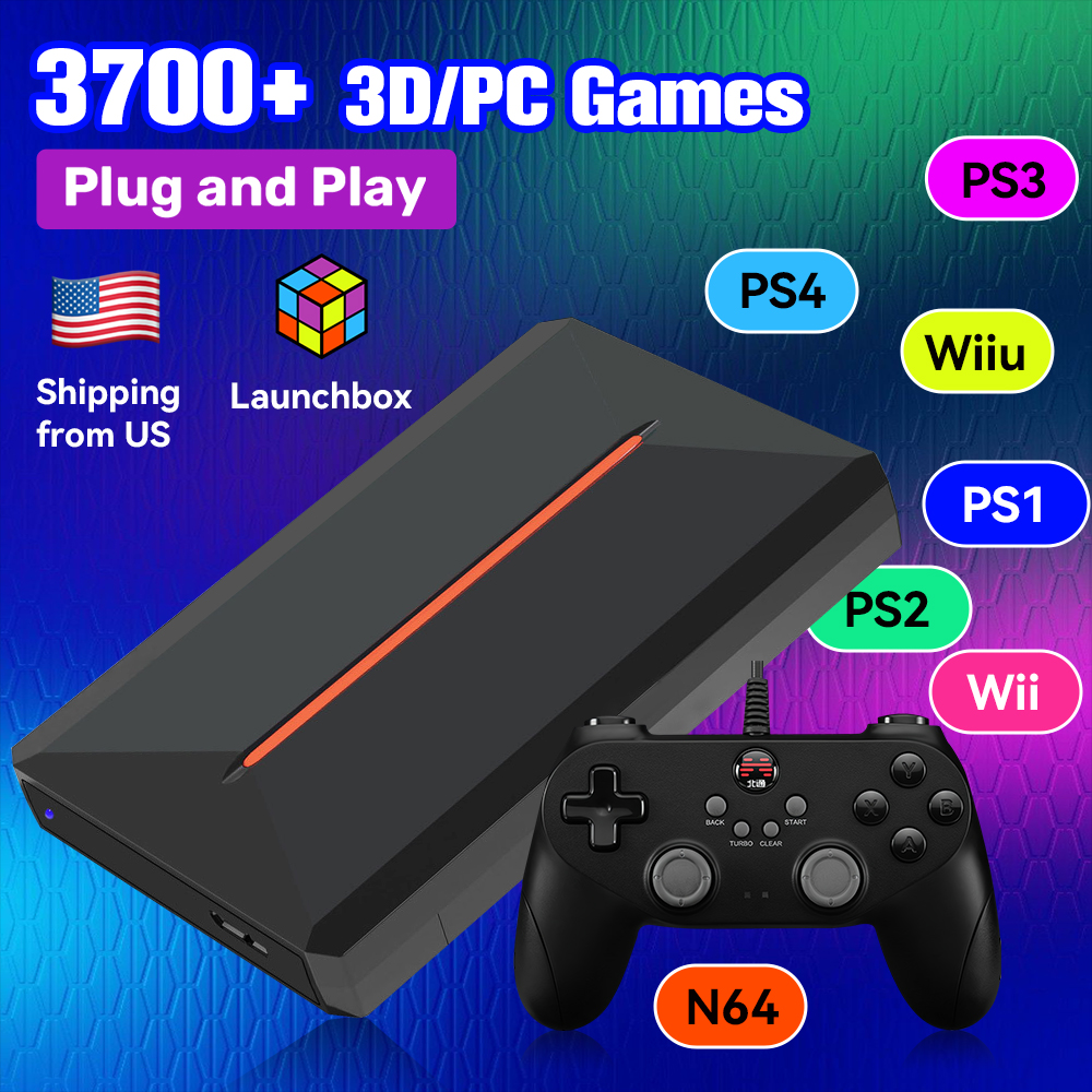 Launchbox OS 500GB Portable Ga - Retro Gaming Emulator Console บทวิจารณ์และราคา