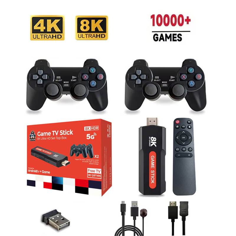 X2 Game Stick HD 4K 8K 3D Cons - Retro Gaming Android บทวิจารณ์และราคา