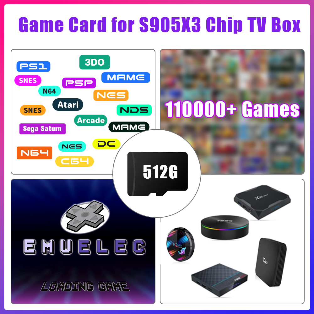 Game TF Card for S905X3 Chip T - Retro Gaming Batocera บทวิจารณ์และราคา