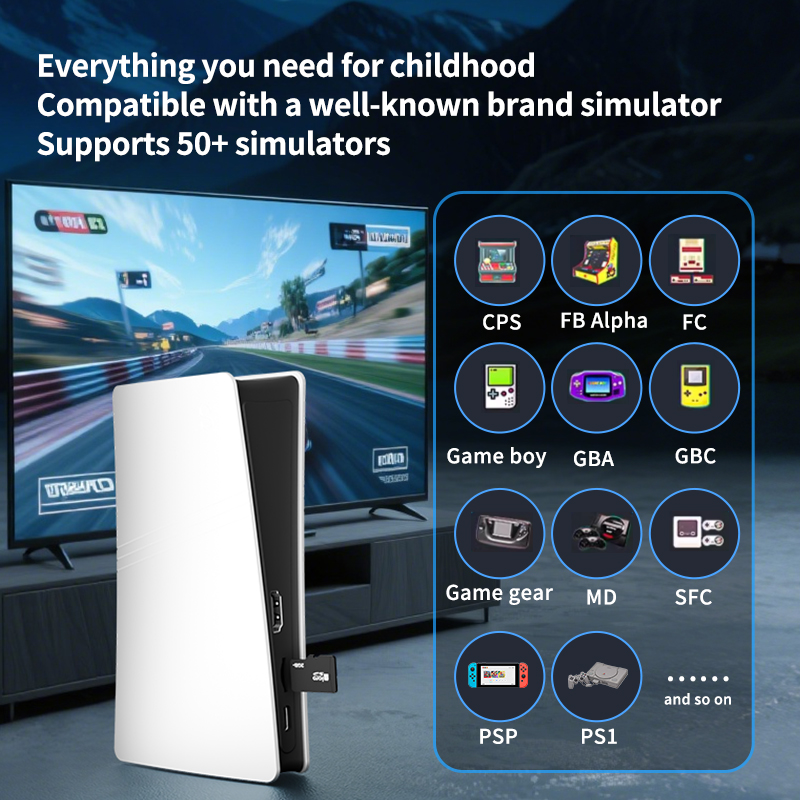RS5 TV Game Console Dual Stick - Retro Gaming Android บทวิจารณ์และราคา